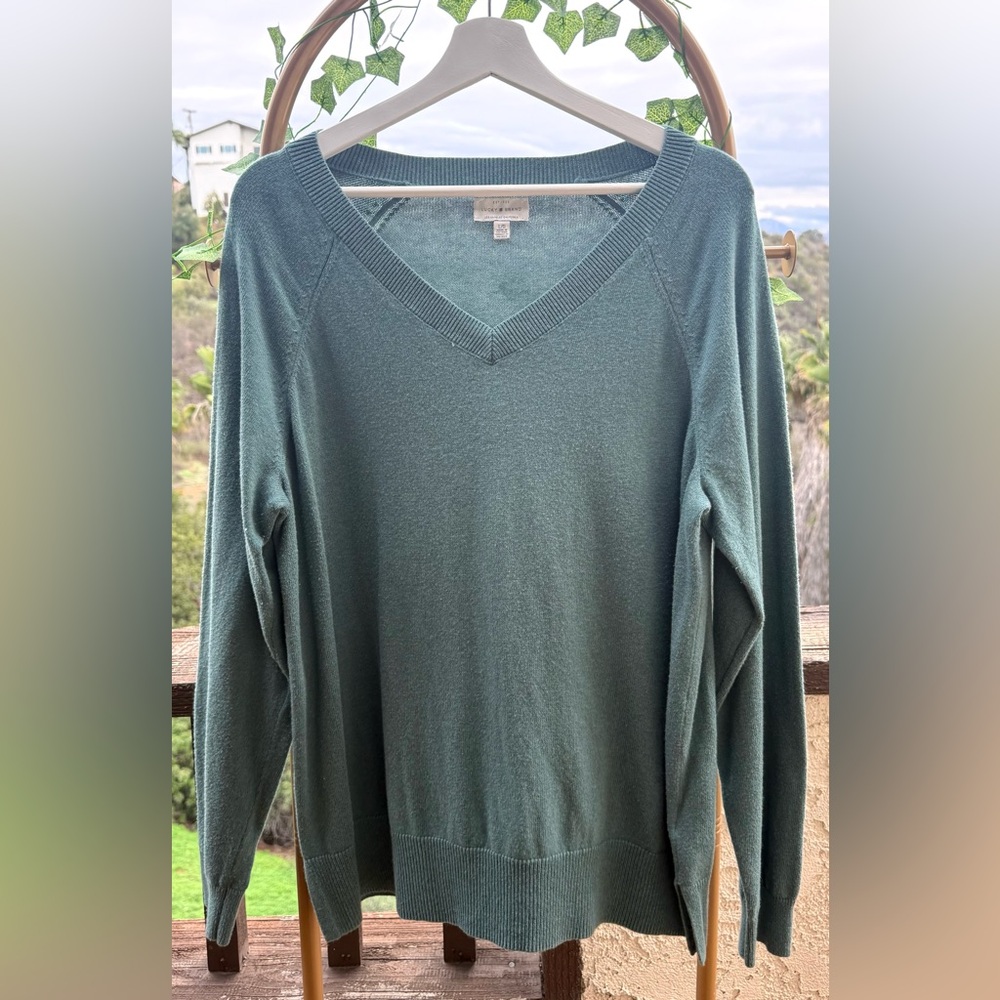 Lucky Brand Teal Knit Sweater